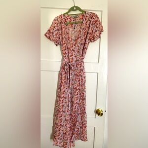 Angel Maternity Floral Dress